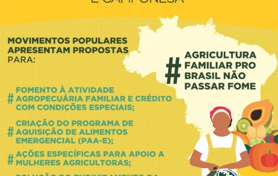 Agricultoras e agricultores familiares exigem recursos para Fomento à Atividade Agropecuária Familiar