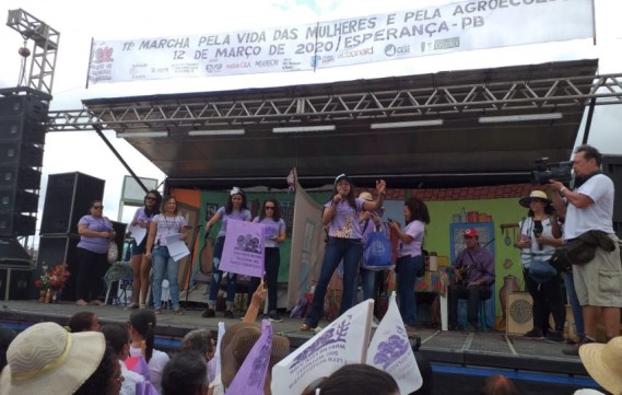 Lideranças da Fetape e Contag participam de Marcha na Paraíba