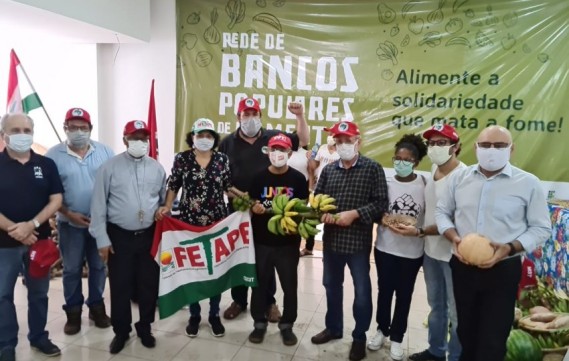 Fetape participa de lançamento da Rede de Bancos Populares de Alimentos