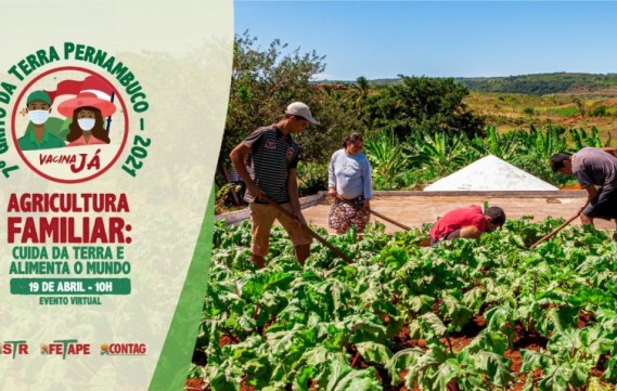 7º Grito da Terra Pernambuco reivindica vacinação e políticas para fortalecer a agricultura familiar