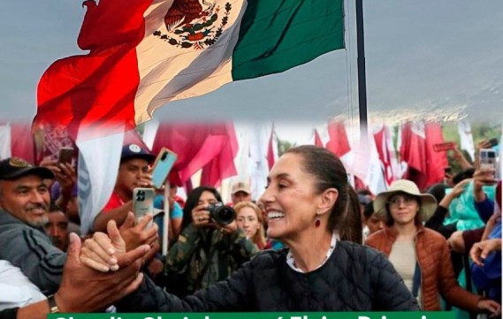 Claudia Sheinbaum é Eleita Primeira Mulher Presidenta do México e promete um governo democrático e popular
