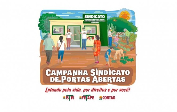 Fetape e STRs lançam campanha “Sindicato de Portas Abertas”