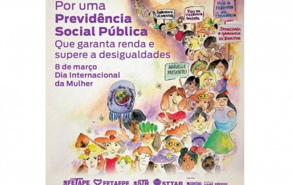 Margaridas de Pernambuco marcham em defesa de uma previdência social pública