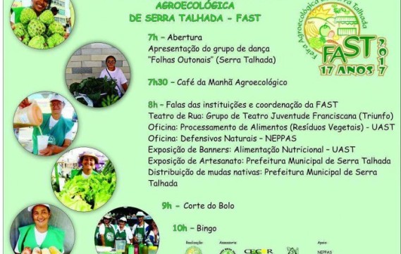 17 anos  da Feira Agroecológica de Serra